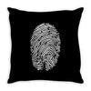 fingerprint Throw Pillow