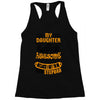 My Daughter Is Super Awesome Her Stepdad Racerback Tank