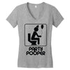 party pooper Women's V-Neck T-Shirt