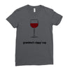 grandmas sippy cup Ladies Fitted T-Shirt