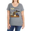duck slap! Ladies Curvy T-Shirt