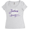 don't be jealous just because i look this good at seventy black Women's Triblend Scoop T-shirt