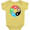 zentao symbol as evolution of the tao (yin yang) Baby Bodysuit