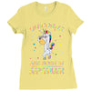 Unicorns are born in September Ladies Fitted T-Shirt