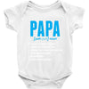 Papa Noun Definition Baby Onesie