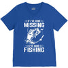 If I've Gone Missing Fishing V-Neck Tee