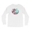 japanese pastel kawaii anime meme surf beach wave Long Sleeve Shirts