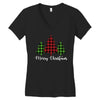 lumberjack tree merry christmas Women's V-Neck T-Shirt