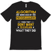 algorithm word used by programmers T-Shirt