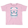 Never Underestimate the Strength of a Ovarian Cancer Warrior Toddler T-shirt
