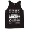 Born In August Tank Top