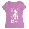 boat hair don't care Women's Triblend Scoop T-shirt