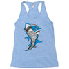 shark tornado Racerback Tank