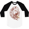 banana eating lion 3/4 Sleeve Shirt