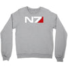 mass effect n7 logo Crewneck Sweatshirt