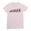 evolution fortnite Ladies Fitted T-Shirt