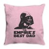 the empires best dad Throw Pillow