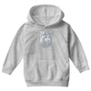 round neck dog wolf Youth Hoodie