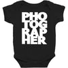 gift for photographer Baby Bodysuit