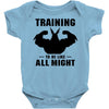 Training to be Like All Might Baby Bodysuit