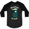 reading is fun 3/4 Sleeve Shirt