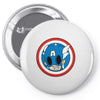 angry captain Pin-back button