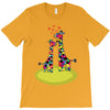Giraffe Couple T shirts T-Shirt