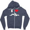 i love sushi Zipper Hoodie