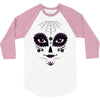 girl day of the dead 3/4 Sleeve Shirt