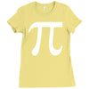 pi symbol Ladies Fitted T-Shirt