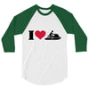 i love jet ski racing 3/4 Sleeve Shirt