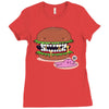 monster burger Ladies Fitted T-Shirt