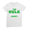 I'm Not Saying I'm The Hulk Ladies Fitted T-Shirt