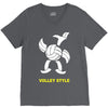volleyball style sport funny gift present outdoor V-Neck Tee