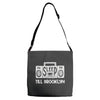 no sleep boombox Adjustable Strap Totes