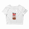 christmas chimney Crop Top