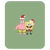 spongebob squarepants and patrick christmas Mousepad