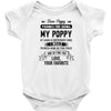 Dear Poppy, Love, Your Favorite Baby Onesie
