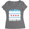 Chicago City Women's Triblend Scoop T-shirt