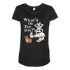 what's in the box Maternity Scoop Neck T-shirt