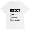 Sex Yes Please V-Neck Tee