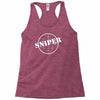 sniper fun Racerback Tank