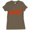 love vinyl Ladies Fitted T-Shirt