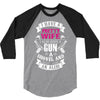 I Have a Pretty Wife I Also Have a Gun a Shovel and an Alibi 3/4 Sleeve Shirt