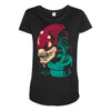 alien plant Maternity Scoop Neck T-shirt