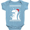 big trex santa ugly christmas Baby Onesie