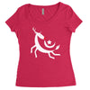 flying rudolph Women's Triblend Scoop T-shirt