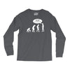 banksy funny human evolution indie Long Sleeve Shirts