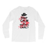 keep calm and where's carl tshirt the walking zombie tee apocalypes fu Long Sleeve Shirts