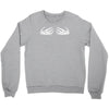 skeleton hands halloween funny Crewneck Sweatshirt